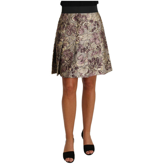 Dolce & Gabbana Floral Jacquard A-Line Skirt Delight Skirt Dolce & Gabbana