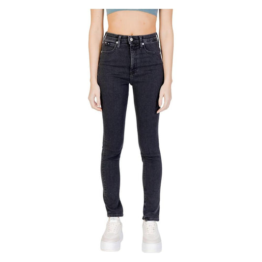 Calvin Klein Jeans Black Cotton Jeans & Pant