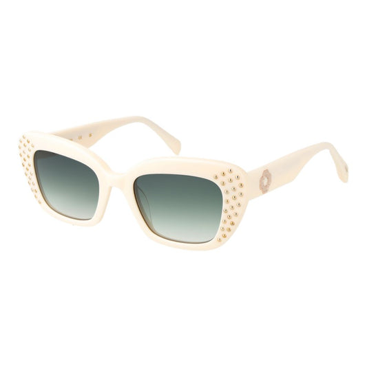 Maje Cream Acetate Sunglasses Maje