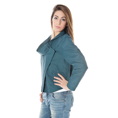 Calvin Klein Verde Poliammide Women Jacket 1728,38,40,42,67403481248,Calvin Klein,Clothing,Green,Jackets & Coats - Clothing,Jackets & Coats - Women - Clothing,New with tags,Shell Jackets - Jackets & Coats - Clothing,Women,Women - Clothing