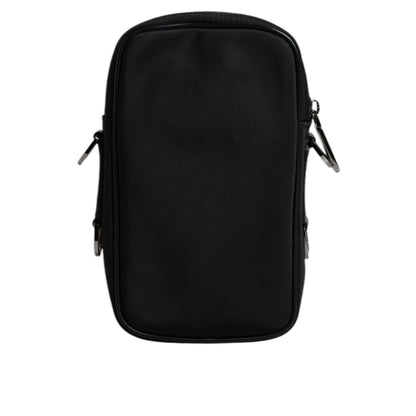 Dolce & Gabbana Multicolor Leopard Jacquard Logo Plaque Neck Strap Bag Dolce & Gabbana