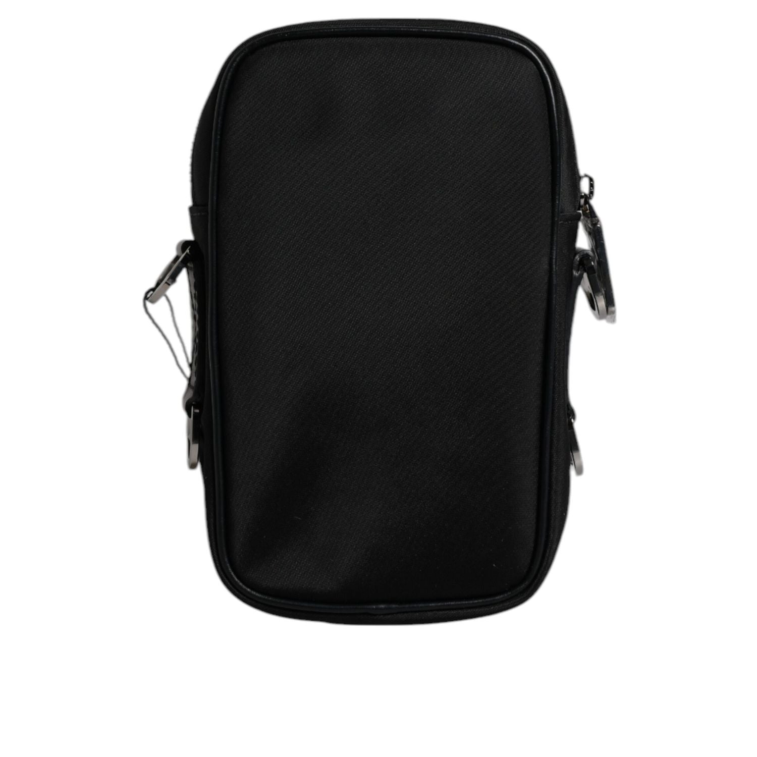 Dolce & Gabbana Multicolor Leopard Jacquard Logo Plaque Neck Strap Bag