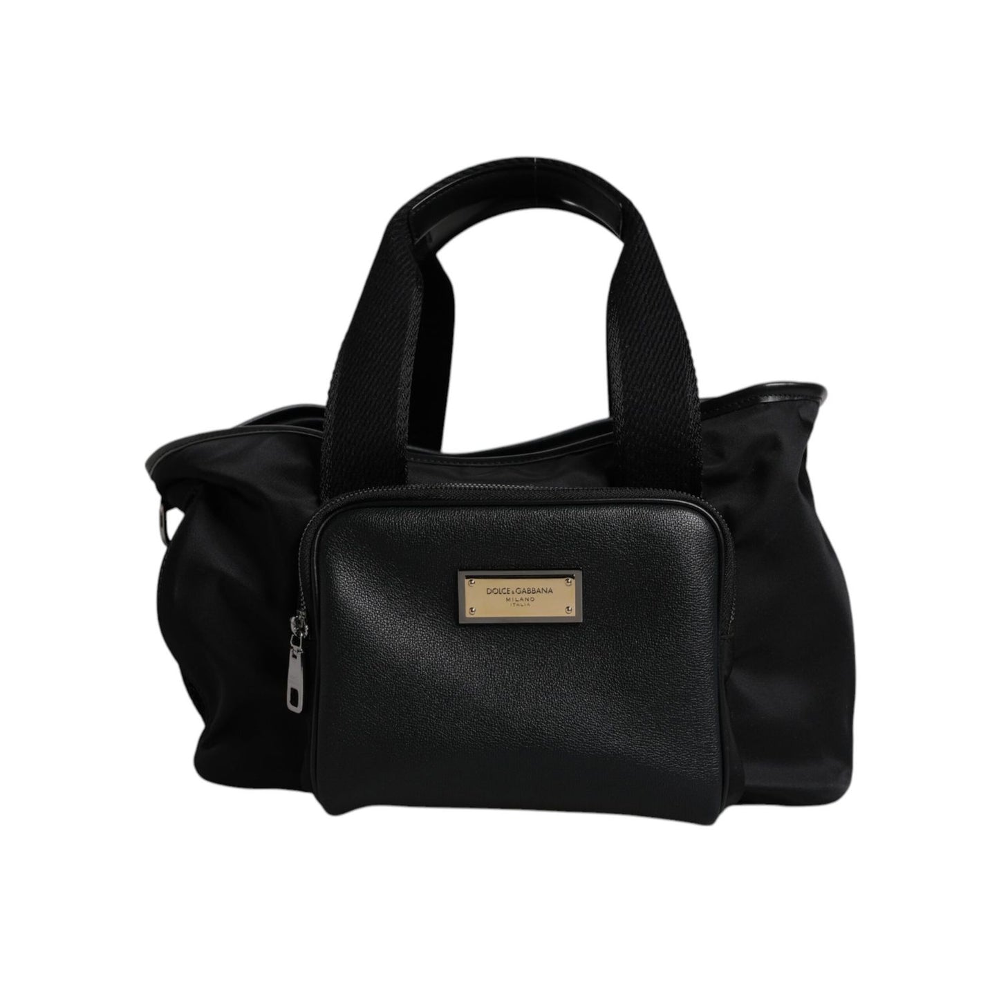 Dolce & Gabbana Black Shoulder Strap Pet Carry Logo Plaque Bag Dolce & Gabbana