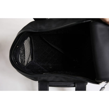 Dolce & Gabbana Black Shoulder Strap Pet Carry Logo Plaque Bag Dolce & Gabbana