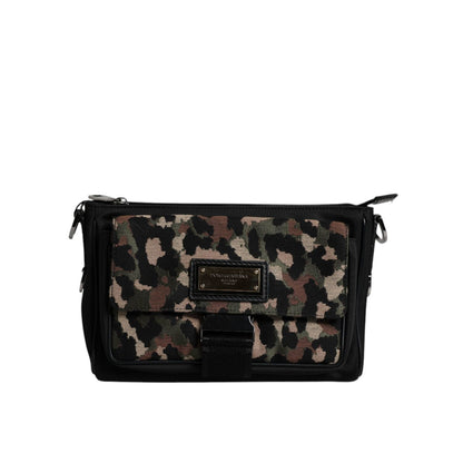 Dolce & Gabbana Multicolor Leopard Jacquard Crossbody Bag Dolce & Gabbana