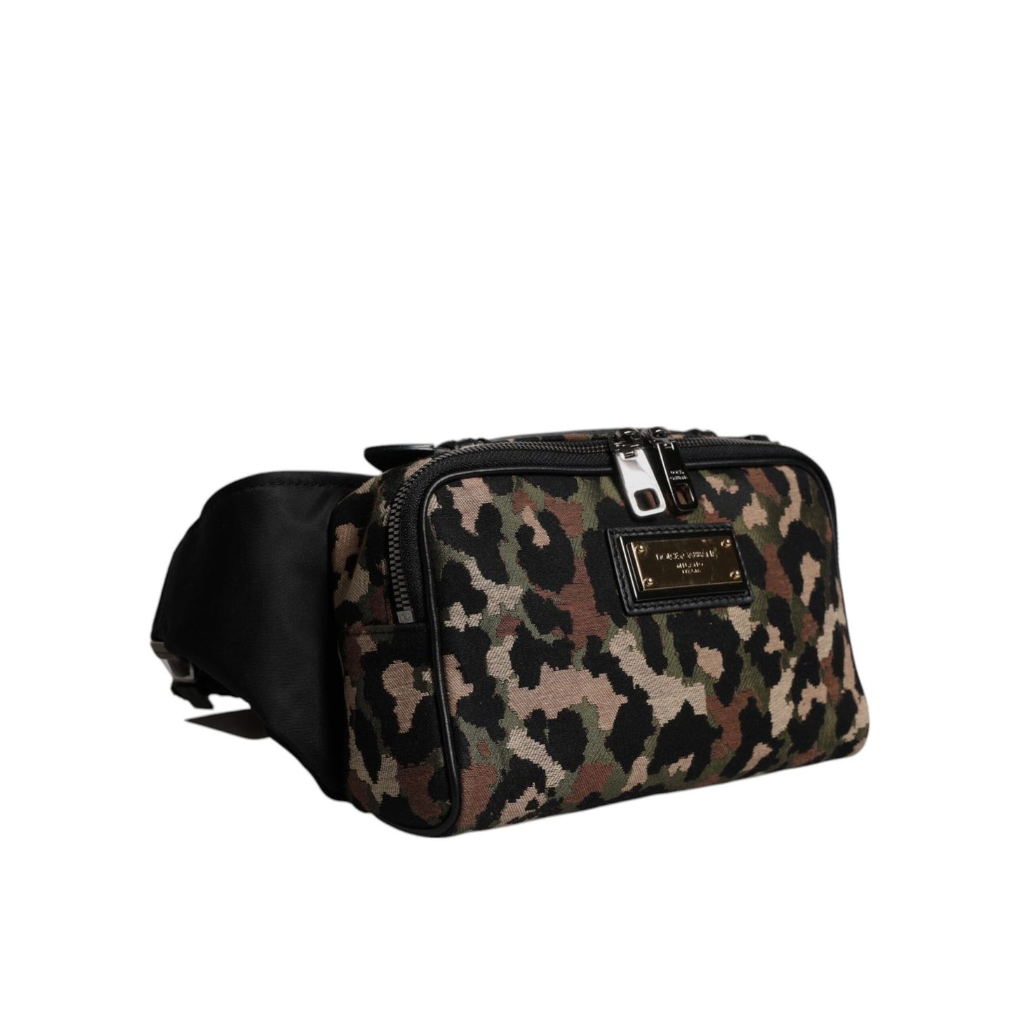 Dolce & Gabbana Multicolor Leopard DG Logo Belt Waist Fanny Pack Bag Dolce & Gabbana