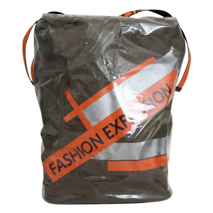 Dolce & Gabbana Green Fashion Expression Oversized Plastic Tote Bag Dolce & Gabbana