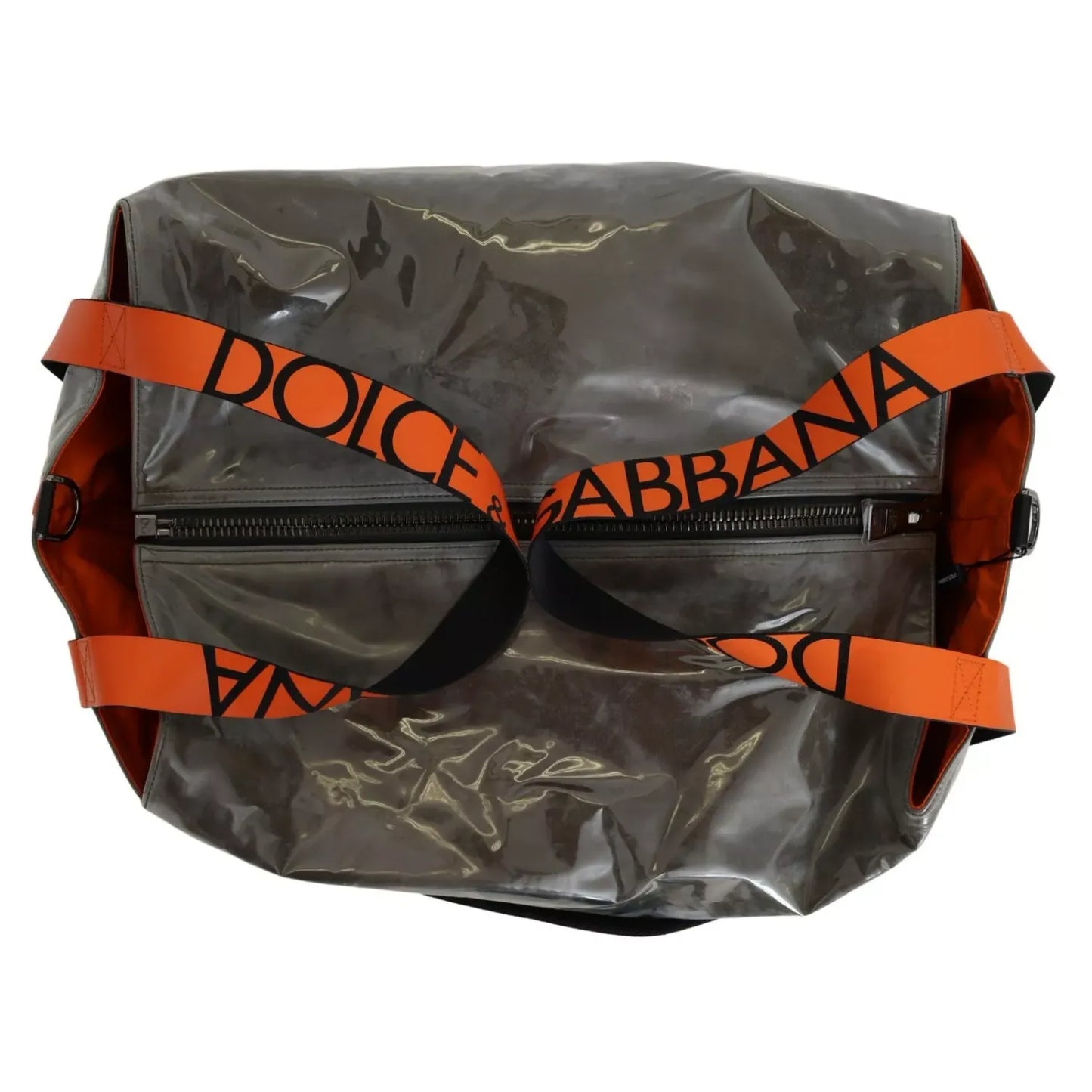 Dolce & Gabbana Green Fashion Expression Oversized Plastic Tote Bag Dolce & Gabbana