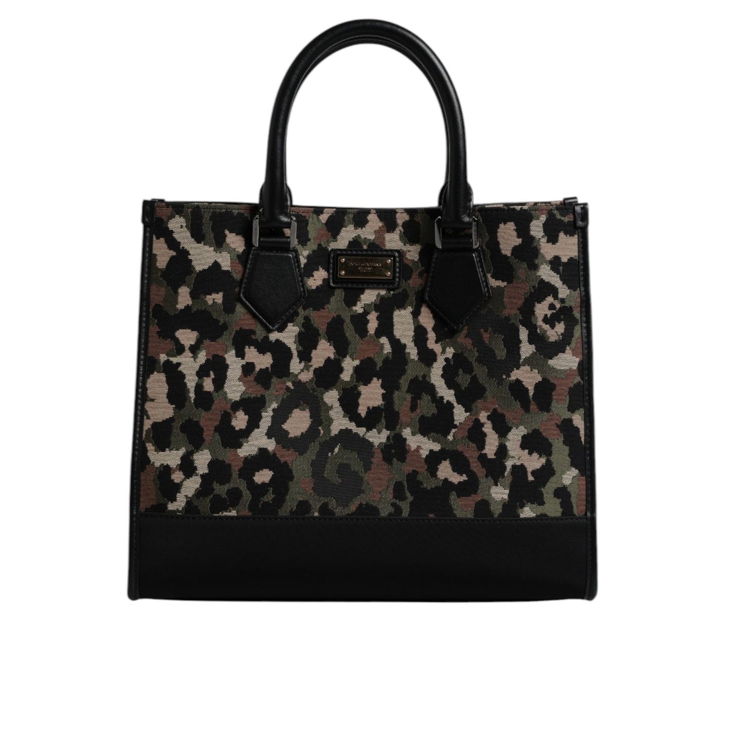 Dolce & Gabbana Multicolor Leopard Shopping Tote Shoulder Bag Dolce & Gabbana