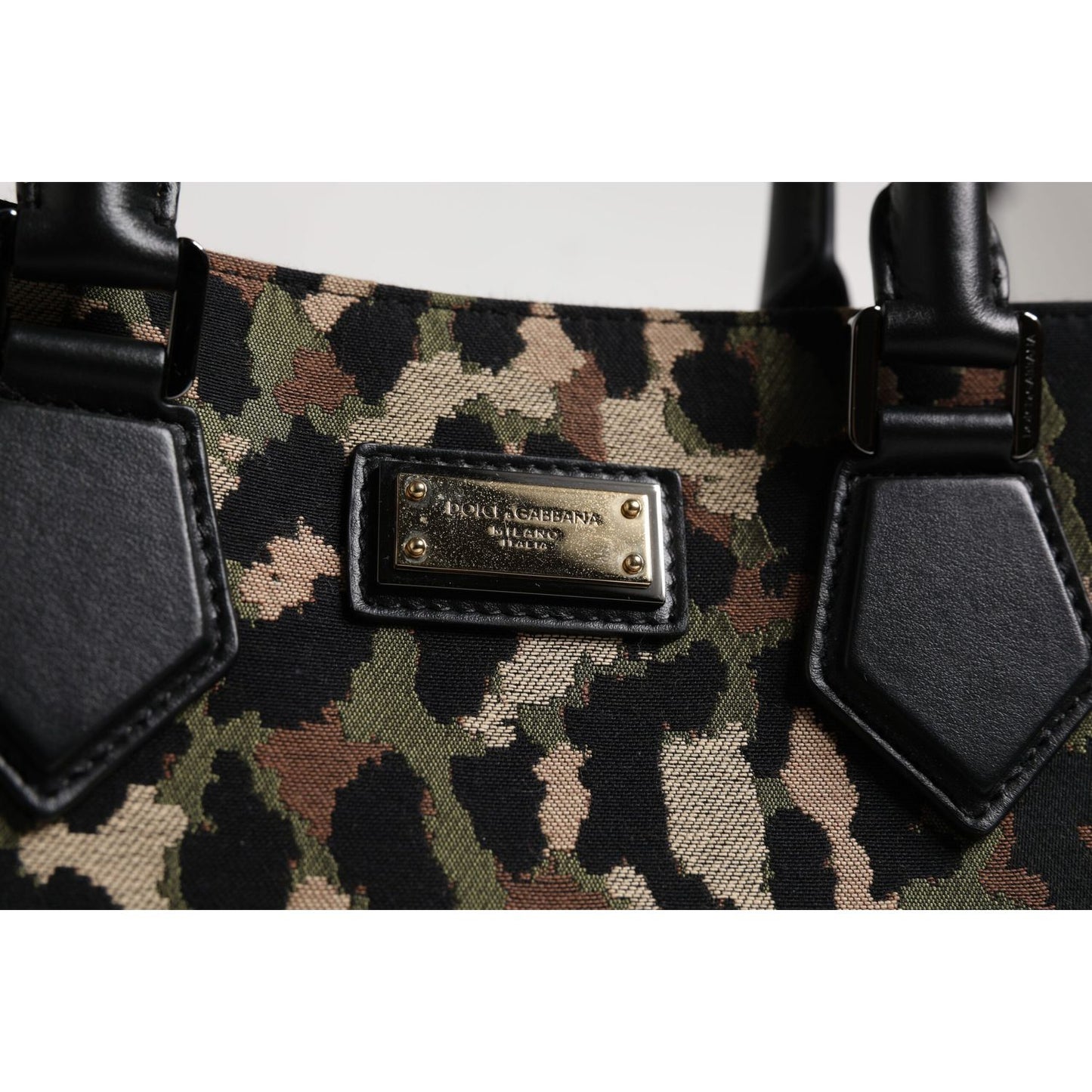 Dolce & Gabbana Multicolor Leopard Shopping Tote Shoulder Bag Dolce & Gabbana