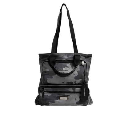 Dolce & Gabbana Black Camouflage Shoulder Strap Logo Plaque Bag Dolce & Gabbana