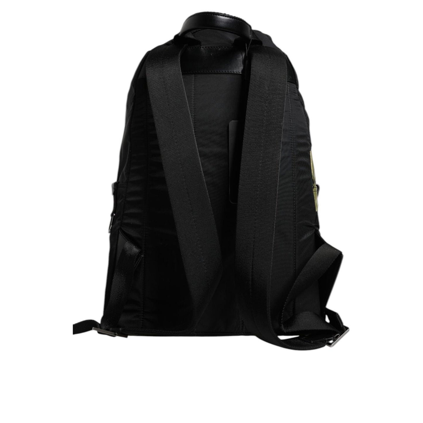 Dolce & Gabbana Black Logo Tape Polyamide School Travel Backpack Bag Dolce & Gabbana