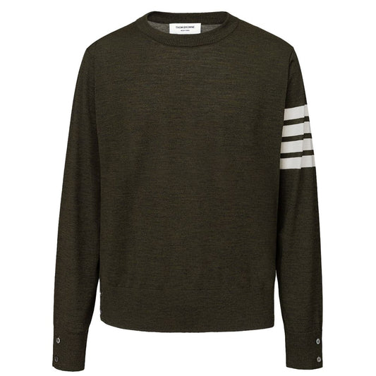 Thom Browne Green Wool Sweatshirt