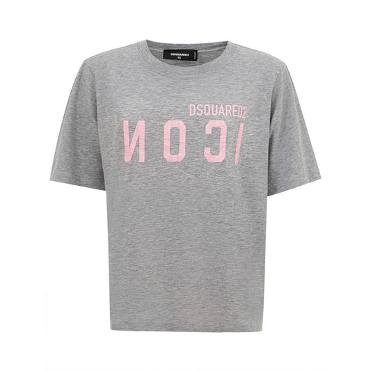 Dsquared² Gray Cotton T-Shirt1728,67397976224,Clothing,Dsquared²,Gray,New with tags,T-Shirts - Clothing,T-Shirts - T-Shirts - Clothing,Tops & T-Shirts - Women - Clothing,Women,Women - Clothing,XS