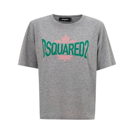 Dsquared² Gray Cotton T-Shirt1728,67397976224,Clothing,Dsquared²,Gray,New with tags,S,T-Shirts - Clothing,T-Shirts - T-Shirts - Clothing,Tops & T-Shirts - Women - Clothing,Women