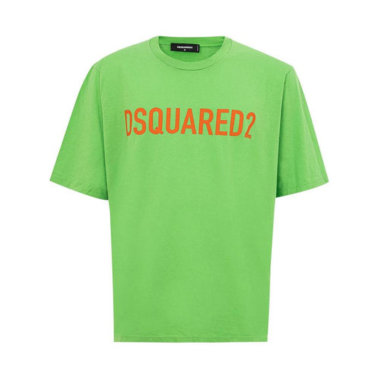 Dsquared² Green Cotton T-Shirt1728,67397976224,Clothing,Dsquared²,Green,M,Men,New with tags,T-Shirts - Clothing,T-Shirts - Men - Clothing,T-Shirts - T-Shirts - Clothing