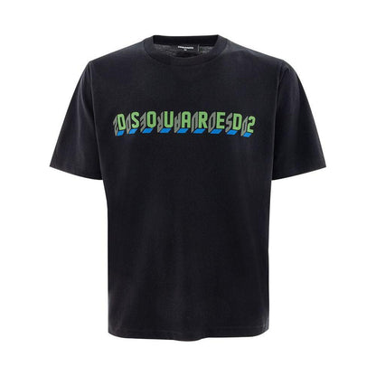 Dsquared² Black Cotton T-Shirt 1728,67397976224,Black,Clothing,Dsquared²,Men,New with tags,T-Shirts - Clothing,T-Shirts - Men - Clothing,T-Shirts - T-Shirts - Clothing,XS