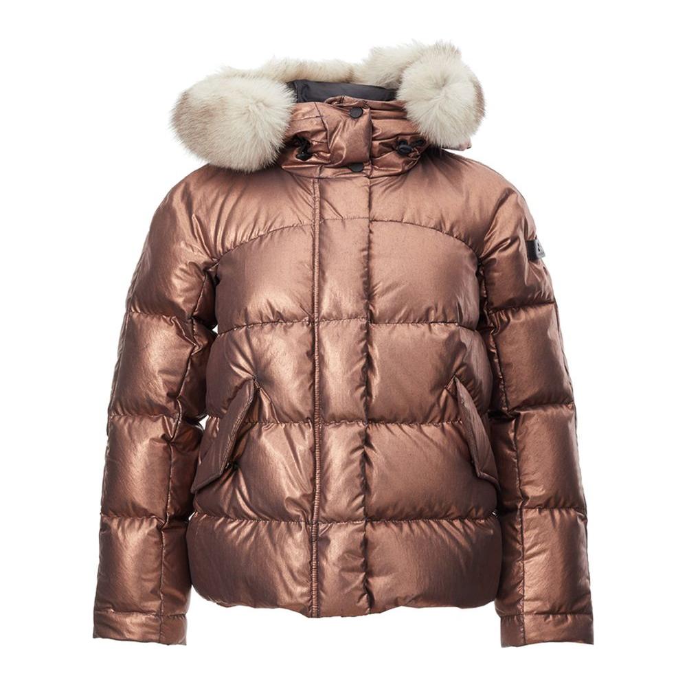 Peuterey Pink Polyester Full-Length Jacket Peuterey