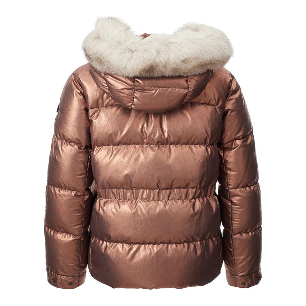 Peuterey Pink Polyester Full-Length Jacket Peuterey