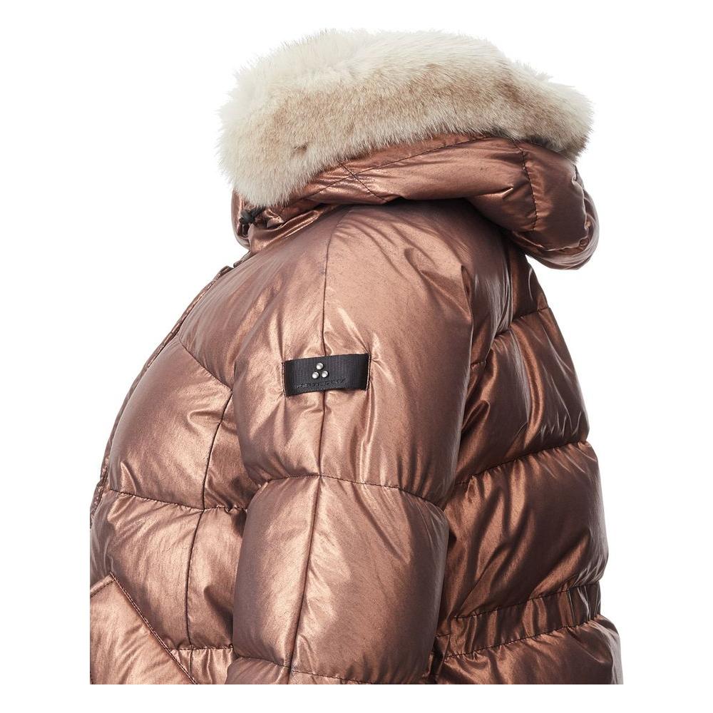 Peuterey Pink Polyester Full-Length Jacket Peuterey