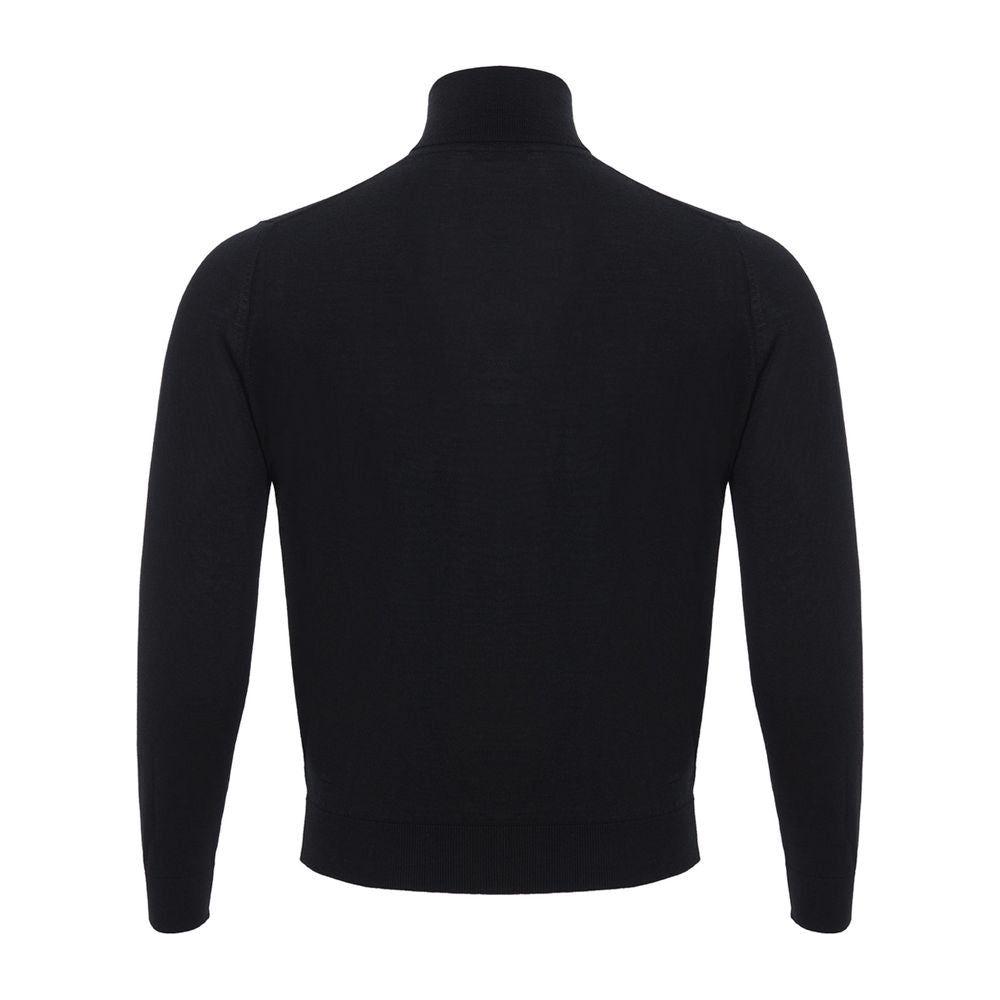 Colombo Black Cashmere Turtleneck