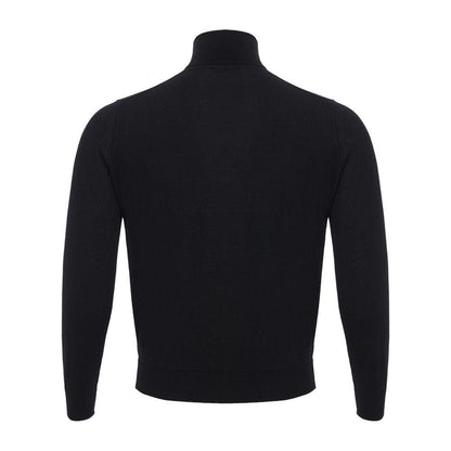 Colombo Black Cashmere Turtleneck