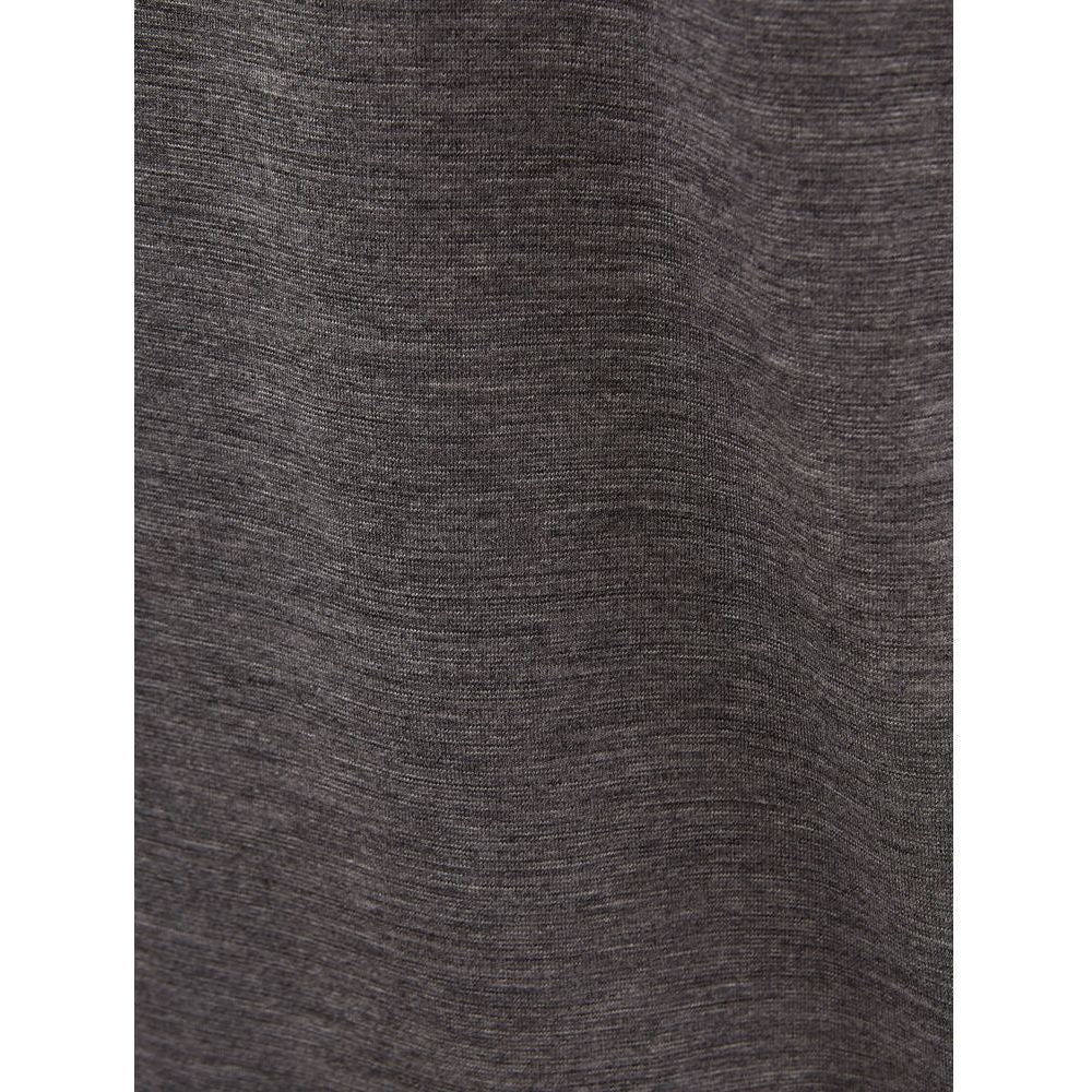 Lardini Gray Wool T-Shirt