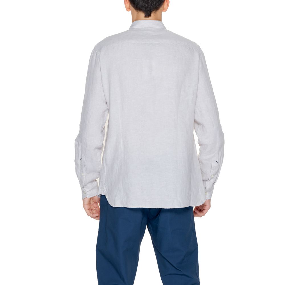 U.S. POLO ASSN. Beige Linen Dress Shirt