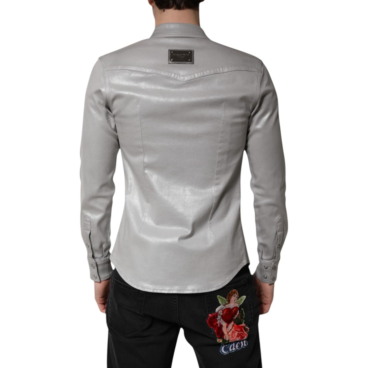 Front view with bag zipped and handles upright.