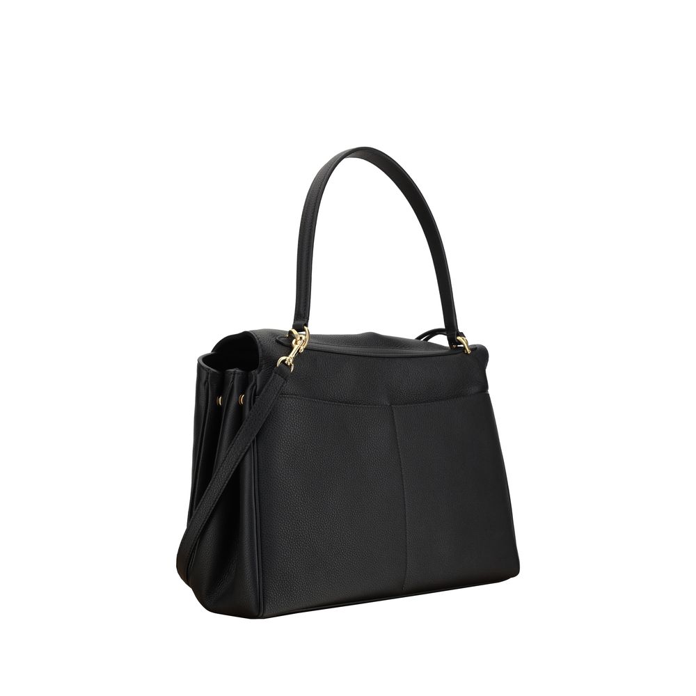 Balenciaga Black Calf Leather Bos Taurus Shoulder Bag
