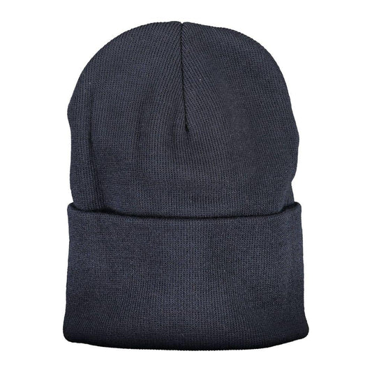 Levi's blue acrylic men cap with iconic logo, crafted in Italy for style and comfort.