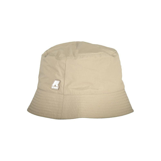 K-WAY beige polyester fisherman hat with marmot interior and logo application