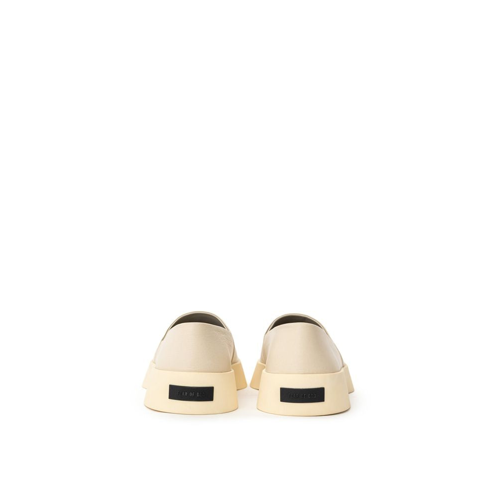 Fear Of God Beige Leather Slip-On Loafer Fear Of God