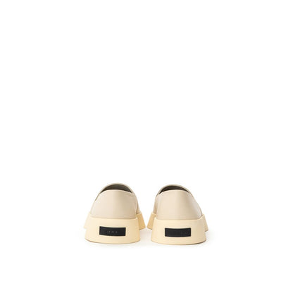 Fear Of God Beige Leather Slip-On Loafer Fear Of God