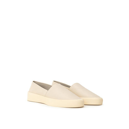 Fear Of God Beige Leather Slip-On Loafer Fear Of God
