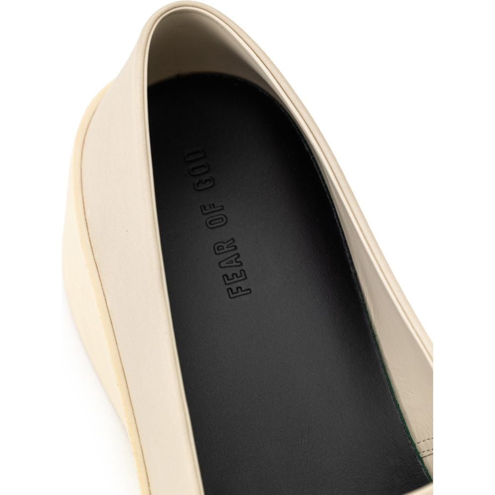 Fear Of God Beige Leather Slip-On Loafer Fear Of God