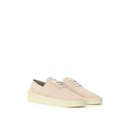 Fear Of God Beige Leather Low Top Sneakers Fear Of God