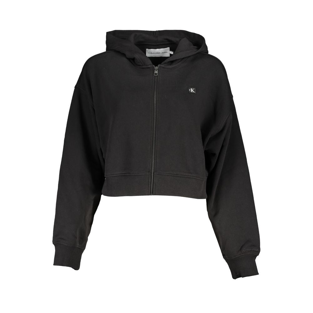 Calvin Klein Black Cotton Sweatshirt Calvin Klein