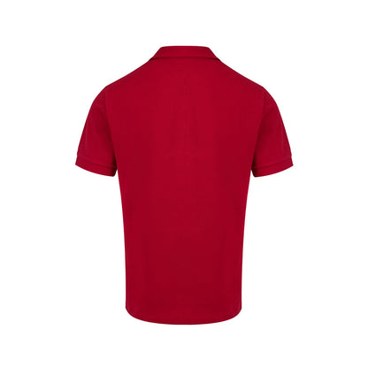 Burberry Red Cotton Collared Polo Shirt Burberry