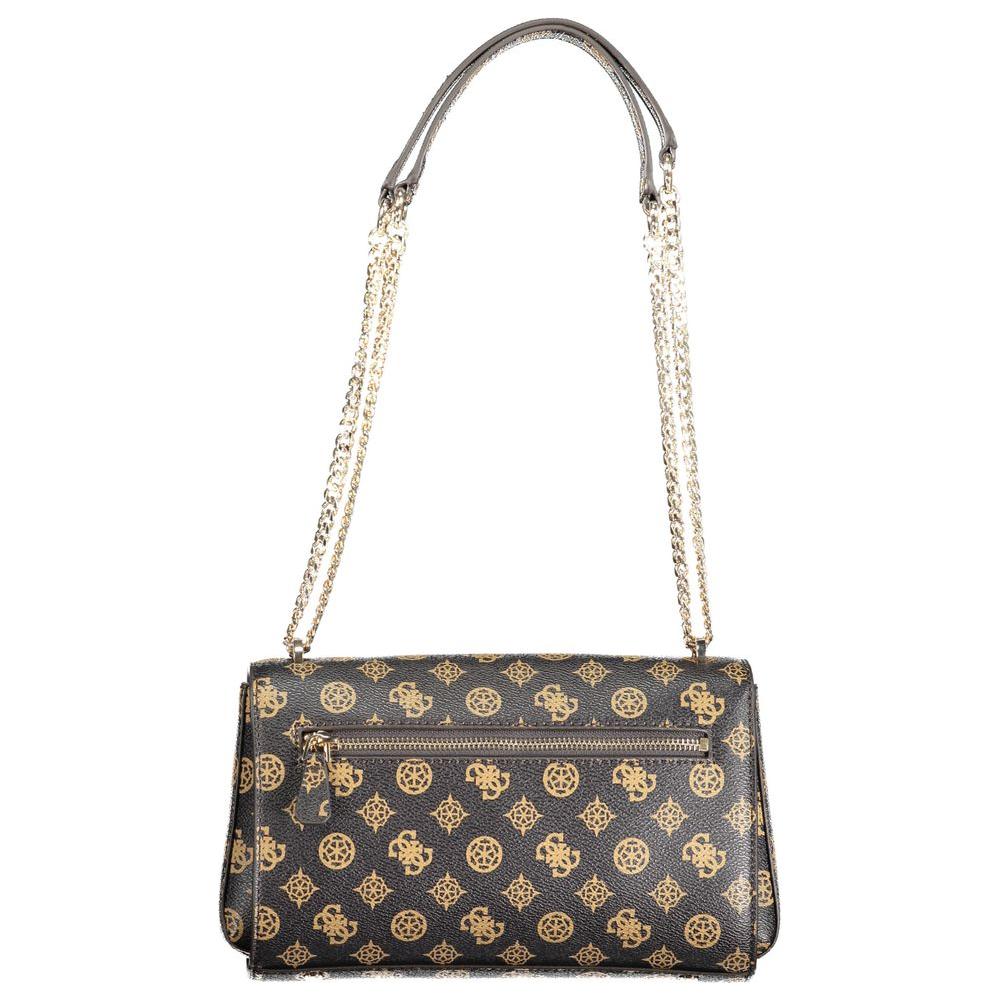Front view with bag zipped and handles upright.
