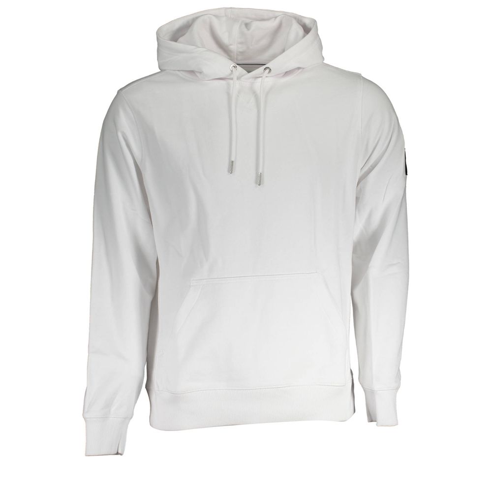Calvin Klein Bianco Cotton Men Sweatshirt
