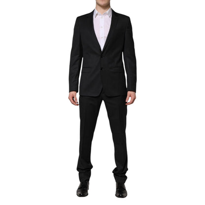 Dolce & Gabbana Dark Gray MARTINI 2 Pc Single Breasted Suit Dolce & Gabbana