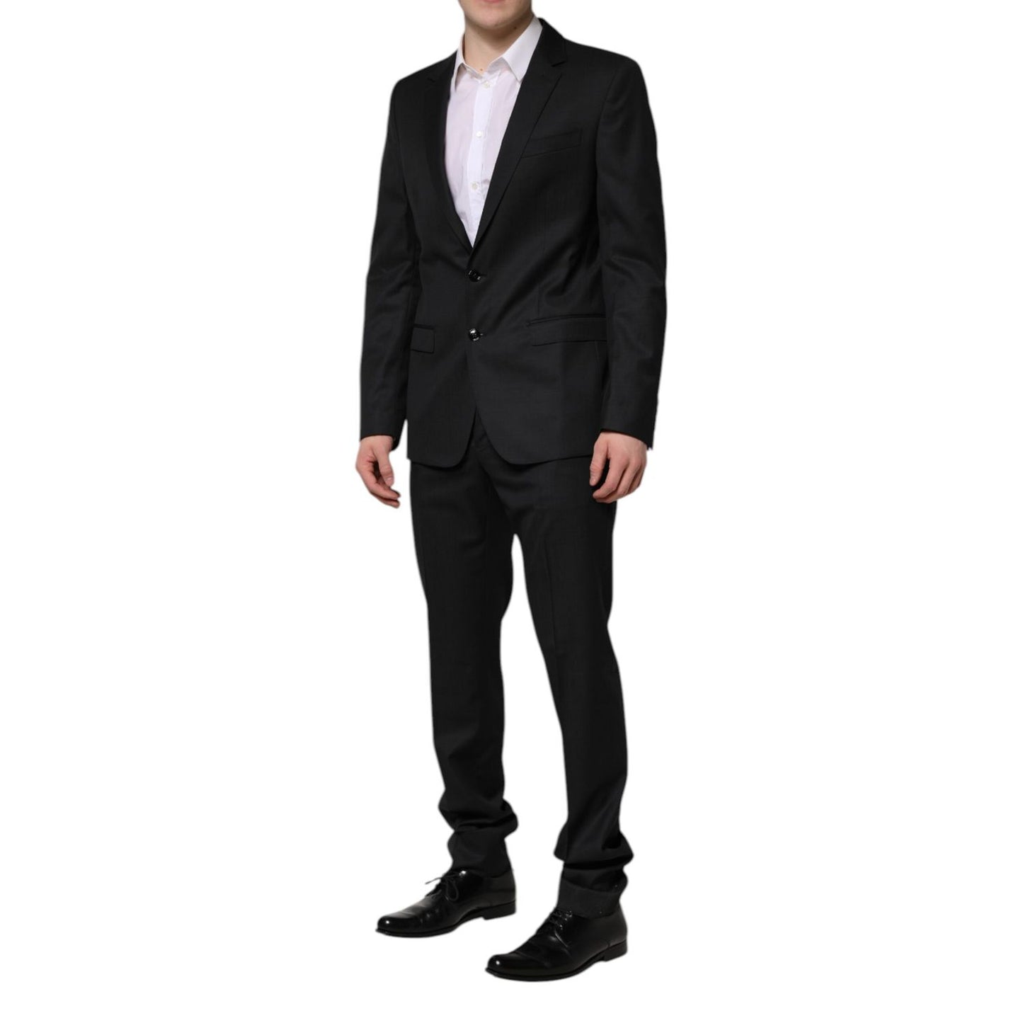 Dolce & Gabbana Dark Gray MARTINI 2 Pc Single Breasted Suit Dolce & Gabbana