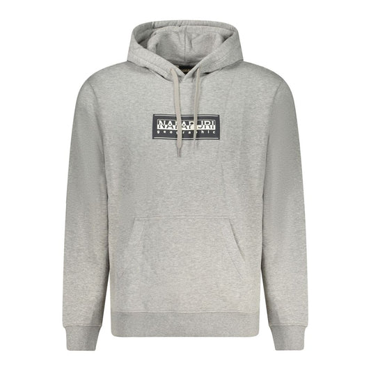 Napapijri Gray Cotton Sweatshirt Napapijri
