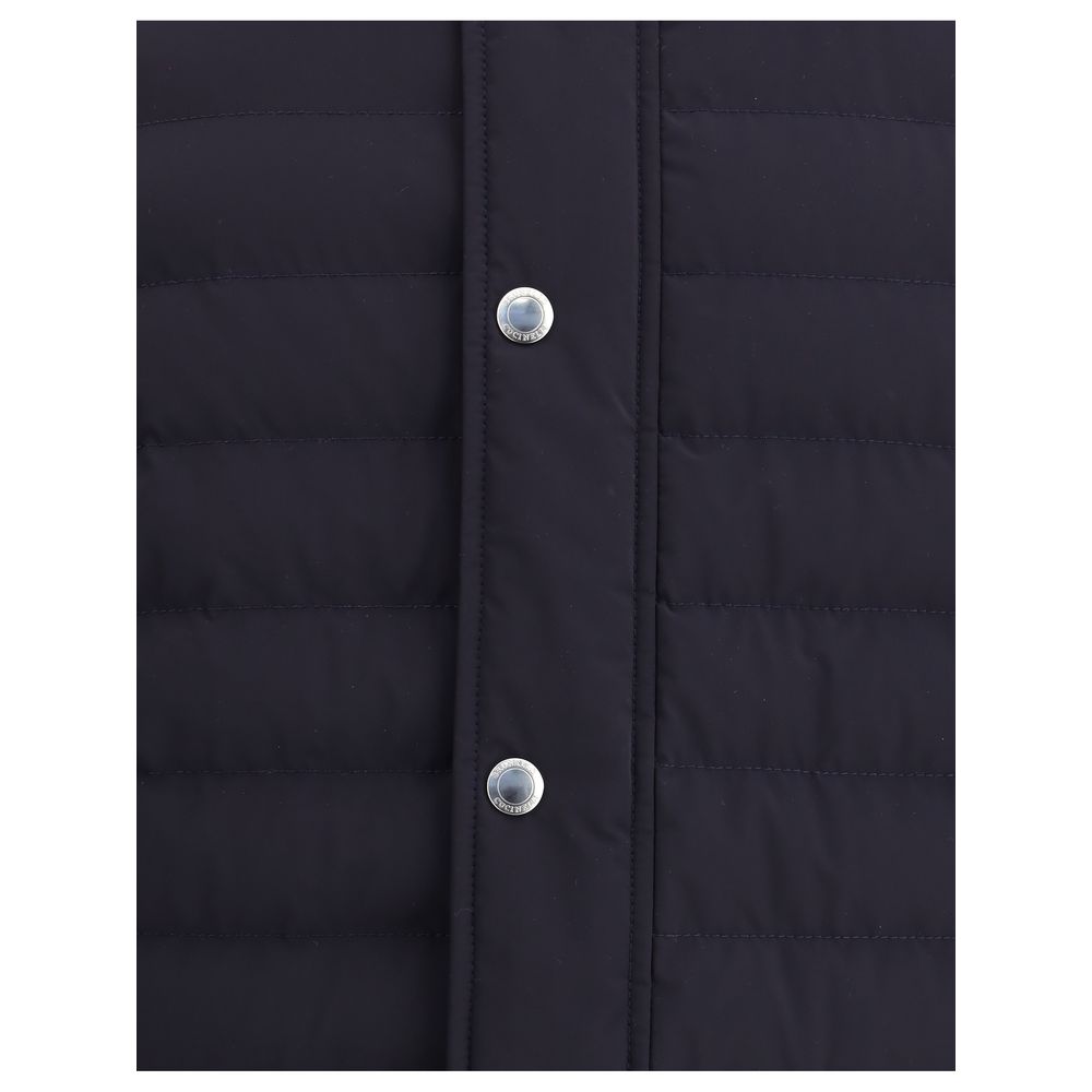 Brunello Cucinelli Blue Polyester Coat