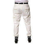 Dolce & Gabbana White Cotton Cargo Jogger Men Pants PAN76476-58