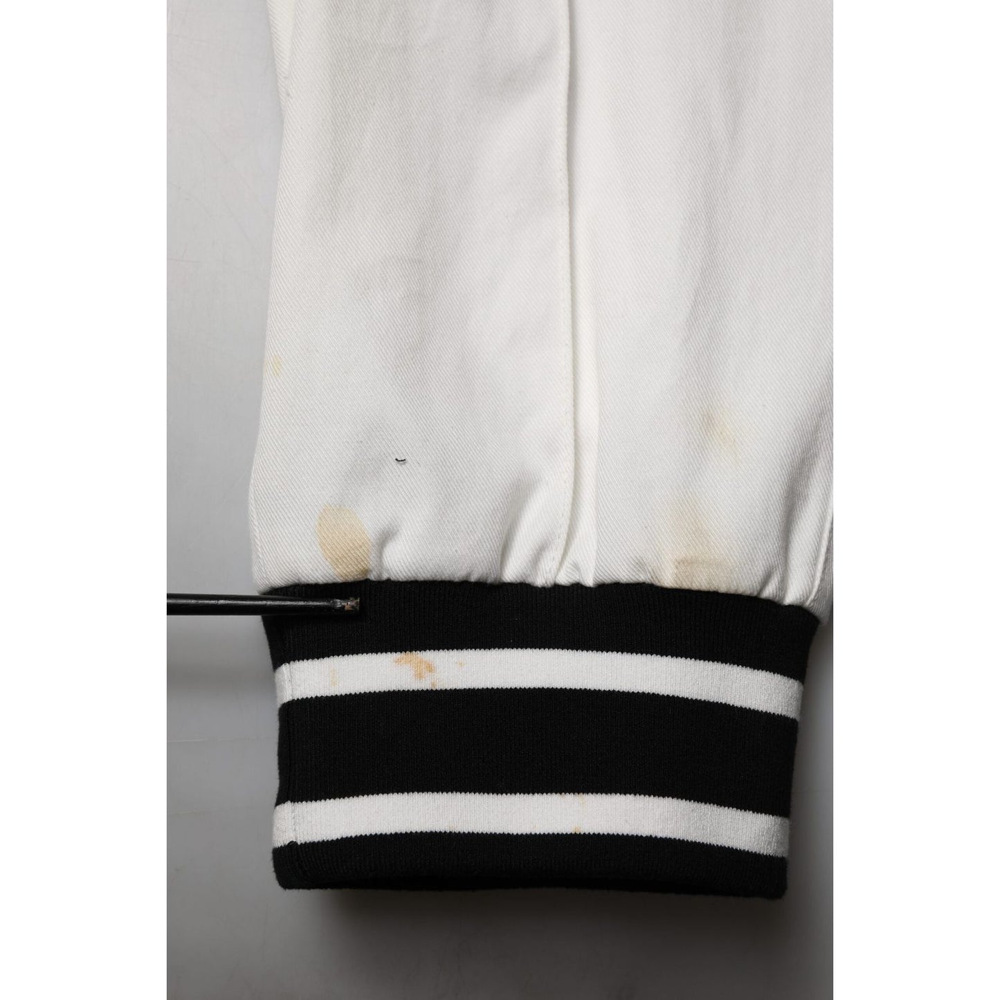 Dolce & Gabbana White Cotton Cargo Jogger Men Pants PAN76476-58