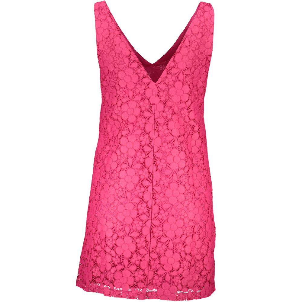Desigual Pink Viscose Women Dress Desigual