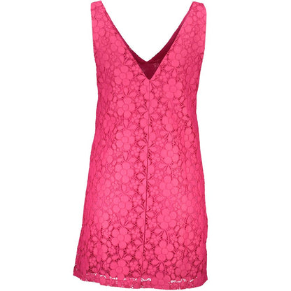 Desigual Pink Viscose Women Dress Desigual