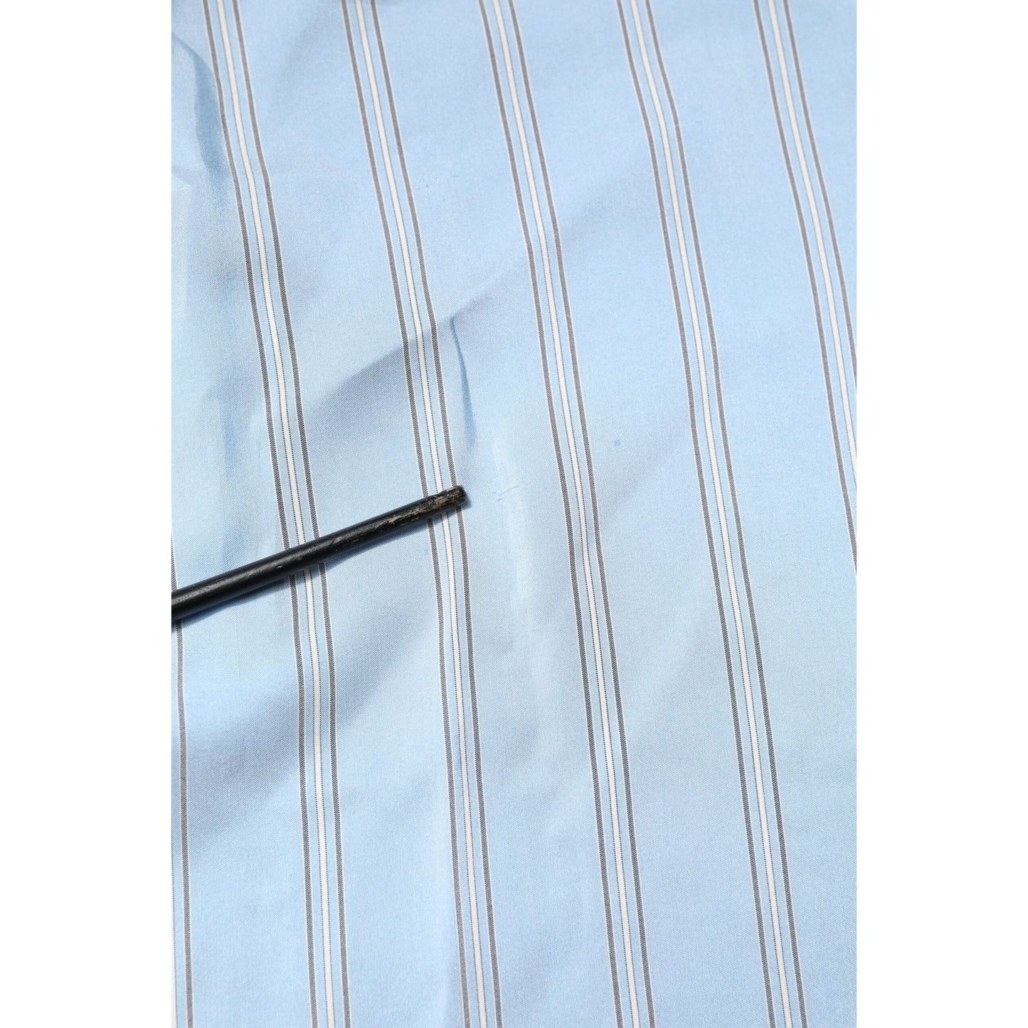 Dolce & Gabbana Light Blue MARTINI Striped Formal Dress Shirt TSH90658-38